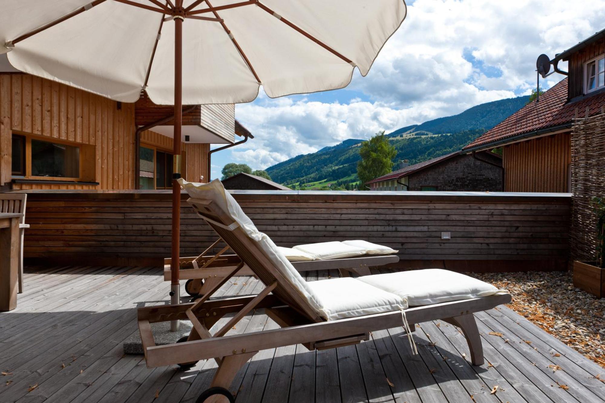 Dorfhaus Chalets Oberstaufen Exterior foto